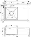 Кухонная мойка РМС MRK-7851BL-L icon 4