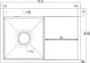 Кухонная мойка РМС MRK-8050BL-L icon 3