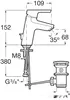 Смеситель Roca Malva 5A303BC0M icon 2