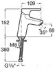 Смеситель Roca Malva 5A323BC0M icon 2