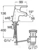 Смеситель Roca Malva 5A603BC0M icon 2