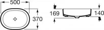 Умывальник Roca Inspira 327520000 icon 2