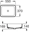 Умывальник Roca Inspira 327534000 icon 3