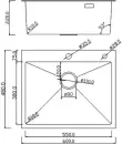 Кухонная мойка Roxen Simple 560220-60-GR фото 3