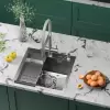 Кухонная мойка Roxen Simple 560220-60-GR фото 8