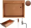 Кухонная мойка Roxen Simple 560220-60BR-GR фото 2