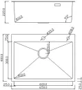 Кухонная мойка Roxen Simple 560220-65 фото 3