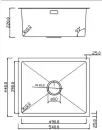 Кухонная мойка Roxen Uno 560210-54-B icon 3