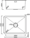 Кухонная мойка Roxen Uno 560210-54-BS icon 2