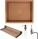 Кухонная мойка Roxen Uno 560210-54BR-GR фото 2