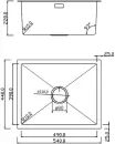 Кухонная мойка Roxen Uno 560210-54G-GR фото 3