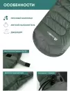 Спальный мешок RSP Outdoors Sleep 350 BIG R (зеленый, молния справа) фото 2