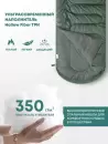 Спальный мешок RSP Outdoors Sleep 350 BIG R (зеленый, молния справа) фото 5