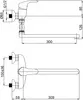 Смеситель Rubineta Tornado 12/C TR2CK08 icon 2