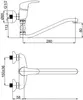 Смеситель Rubineta Tornado 12/G TR2GK08 icon 2