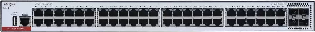 Управляемый коммутатор 3-го уровня Ruijie Networks RG-CS83-48GT4XS фото 3