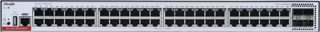 Управляемый коммутатор 3-го уровня Ruijie Networks RG-CS83-48GT4XS-P фото 4