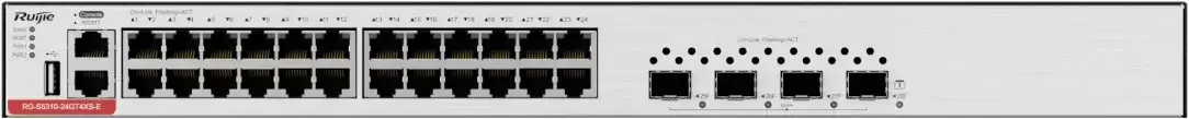 Управляемый коммутатор 3-го уровня Ruijie Networks RG-S5310-24GT4XS-E фото 4