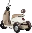 Электроскутер Rutrike Gelbert Ogma (белый/кракоричневыйный) фото 8