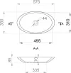 Умывальник Salini Callista 102 57,5x35 Solix матовый icon 3