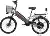 Электровелосипед Samebike Е-Alfa New со стальной рамой SB-E-ALFA500-48/10 (серый) icon 2
