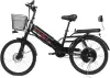 Электровелосипед Samebike Е-Alfa New со стальной рамой SB-E-ALFA500-48/13 (черный) icon 2