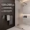 Душевая стенка Saniteco Walk-In SN-W8MB120 фото 6