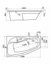 Ванна Santek Майорка XL 160x95 (1.WH11.2.419) icon 2