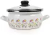 Кастрюля Сантэкс Луговые цветы 1-2430112 (белый) icon