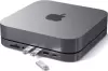 USB-хаб Satechi Aluminum Stand & Hub for Mac Mini ST-ABHFM (серый) фото 3