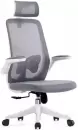 Офисное кресло SitUp Amelia PL White (сетка Gray/ткань Gray) icon