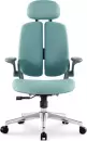 Офисное кресло SitUp Kwin Green Chrome (ткань Green/Green) icon 2