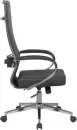 Офисное кресло SitUp Mark chrome (экокожа Black/Black) icon 3