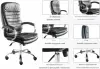 Офисное кресло SitUp Mido сhrome (экокожа Black) фото 2