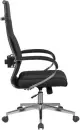 Офисное кресло SitUp Mike chrome (экокожа Black/Black) icon 4