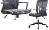 Офисное кресло SitUp Sigma white chrome (сетка black/black) icon 4