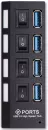 USB-хаб SmartBuy SBHA-7304-B фото 2