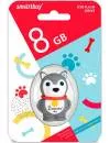 USB-флэш накопитель SmartBuy Wild Series Hasky Dog 8Gb (SB8GBDgr) фото 3