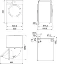 Стиральная машина Smeg WNP84SEAIN1 фото 3
