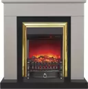 Каминокомплект Smolcom Detroit STD-ASP Fobos FX Brass RB -STD 5BRFX (кашемир/черный) icon