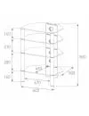 Стойка для аудио и видео компонентов Sonorous RX 2140-C-SLV icon 2