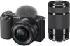 Фотоаппарат Sony ZV-E10 Double Kit 16-50mm + 55-210mm (черный) icon 4