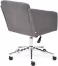 Офисное кресло TetChair Milan хром/флок (серый 29) icon 4