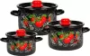 Набор кастрюль СтальЭмаль Помидорки 1с144 icon