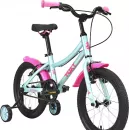 Детский велосипед STARK Foxy 16 2022 (бирюзовый/розовый) фото 2