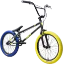 Велосипед Stark Madness BMX 1 2025 (графит матовый/желтый/синий) icon 2
