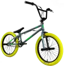 Велосипед STARK Madness BMX 2 2025 (темно-серый матовый/зеленый неон/зеленый) icon 2