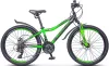 Велосипед Stels Navigator 410 MD 24 21-sp V010 2022 (черный/зеленый) icon