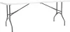 Кемпинговый стол Stool Group Кейт 180 чемодан (белый) icon