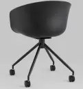 Кресло офисное Stool Group Libra SL-7040ZB (рогожка черный/черный) icon 4